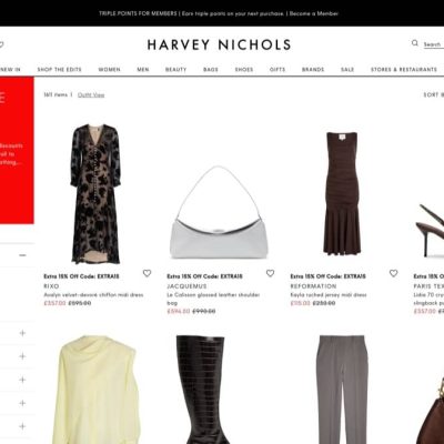 HARVEY NICHOLS 折上折額外85折優惠碼