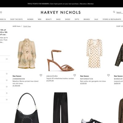 HARVEY NICHOLS 折上折額外8折優惠碼