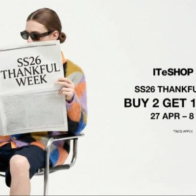 ITeSHOP SS26 Thankful Week額外85折折上折