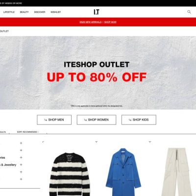 ITeSHOP outlet 額外8折折上折