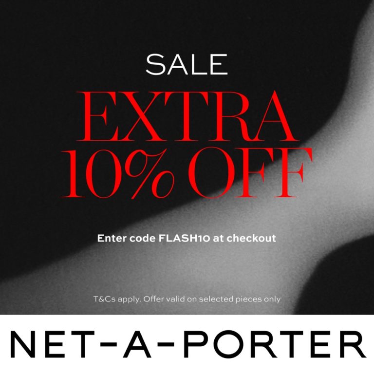 NET-A-PORTER 快閃折上折額外9折優惠碼