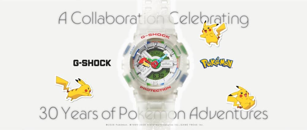 精選慳家人優惠推介：G-SHOCK&times;《寶可夢》30週年聯名款驚喜登場＞即刻去睇睇優惠詳情啦！