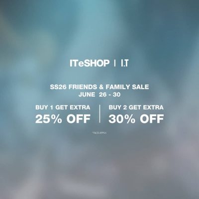 ITeSHOP I.T FRIENDS & FAMILY SALE 額外7折優惠