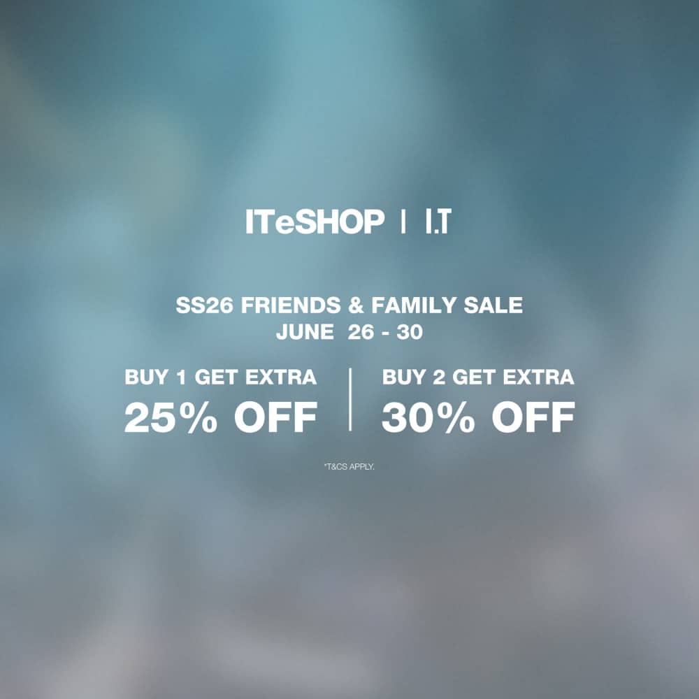 精選慳家人優惠推介：ITeSHOP I.T FRIENDS & FAMILY SALE 額外7折優惠＞即刻去睇睇優惠詳情啦！