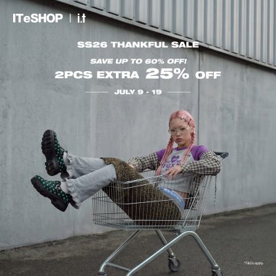 ITeSHOP 盛夏限時大減價感謝祭 低至4折+額外75折