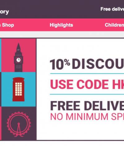 BookDepository.com 9折優惠代碼（限送香港地址）